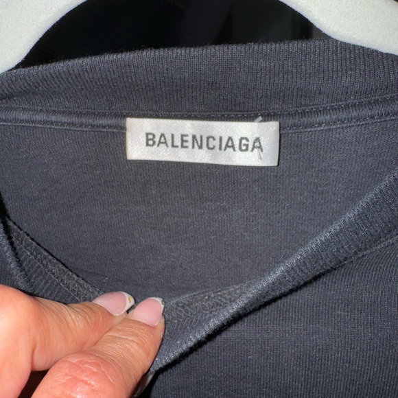 Balenciaga Crew print oversized t-shirt - Picture 7 of 10